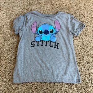 Disney stitch gray t-shirt size Medium